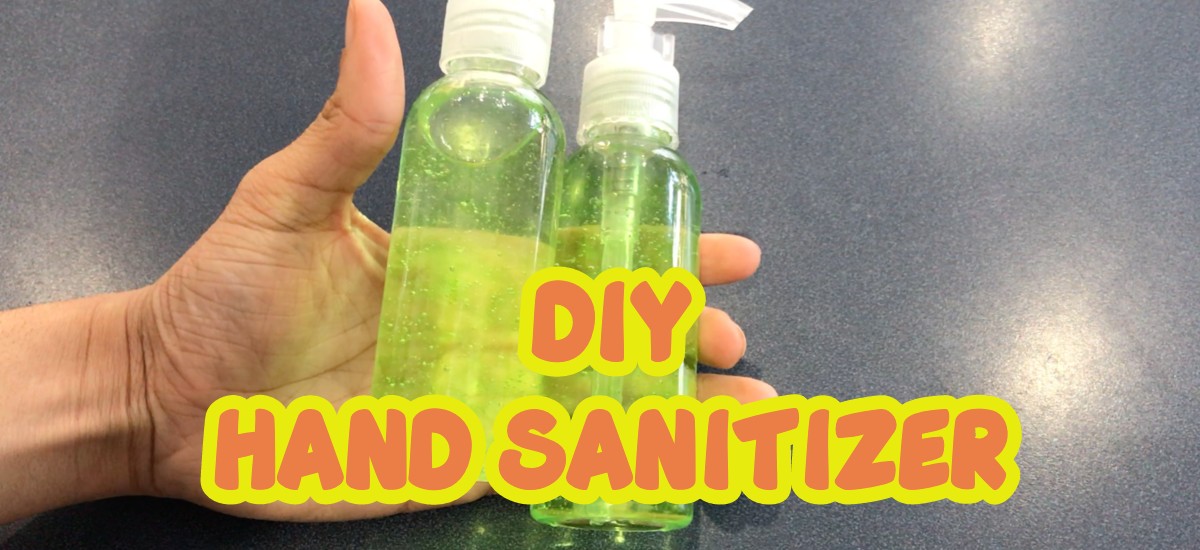 How to make your own DIY HAND SANITIZER – CORONAVIRUS COVID-19 OUTBREAK.