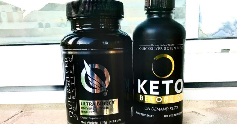 Quicksilver Scientific Ultra Binder and the Keto Before 6 for weight loss!